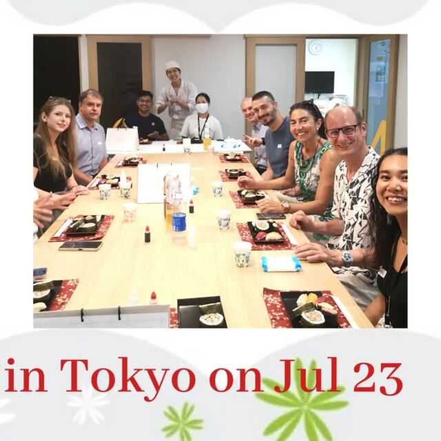 < Sushi Making Class on July 23>
Sushi Making Class for students in a Japanese language school.
What they made looked so beautiful.
https://www.tokyo-sushi-making-tour.com

#sushipose #sushimaking #sushi #tokyotrip #sushiclass #cookingclasstokyo #thingstodointokyo #tokyosushi #寿司体験 #国際交流 #日本文化体験 #文化体験 #外国人と繋がりたい #寿司教室